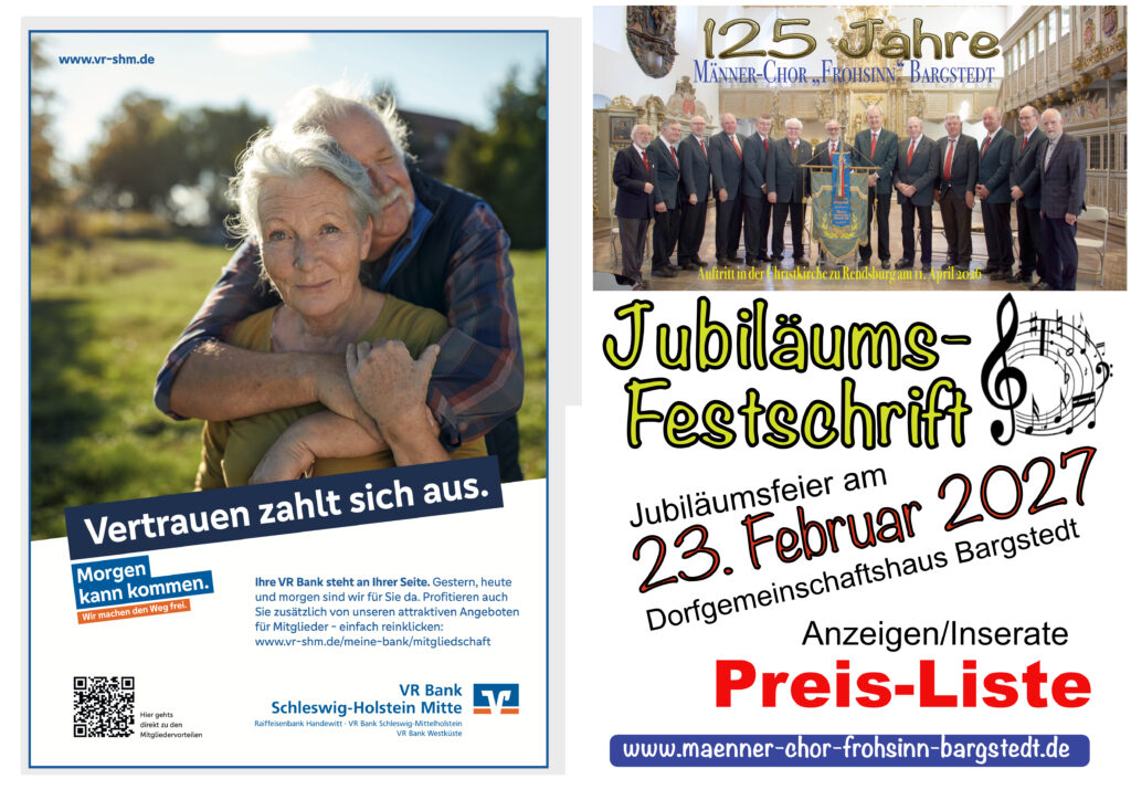 Jubiläumswerbung preis liste inserate jubiläums chronik 2027 akt. neu